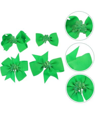 minkissy 3 Pairs Hair Clip Shamrock Hair Clips St. Patrick Glitter Hair Clips Shamrock Barrettes Kids Hair Accessories Party Favor Child Cosplay Stainless Steel and Fabric Stocking - Buy Online on GoSupps.com