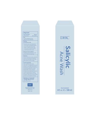 DHC Salicylic Acne Wash - Exfoliating Face Wash for Blemishes 2% Salicylic Acid Non-Drying & Fragrance-Free - Ideal for Acne-Prone Skin - 4 fl. oz - Buy Online on GoSupps.com
