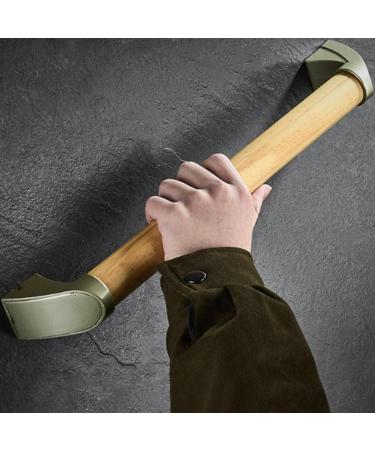 Shower Grab Bar Wooden Safety Hand Bathroom Anti Slip Grab Handle 13.4inch - Buy Online on GoSupps.com