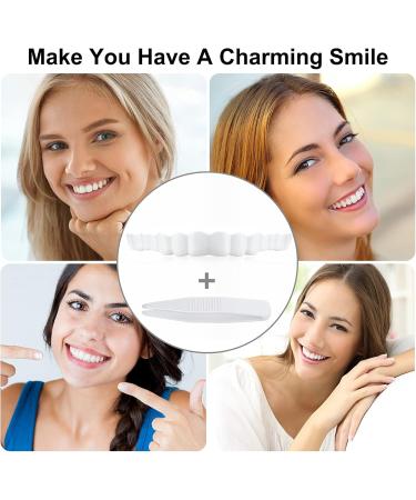 Buy Immediate Veneer Prostheses | Fake Teeth for a Perfect Smile | Jagged Tooth Set with Mini Tweezers - 5 Pieces for Men & Women - Buy Online on GoSupps.com
