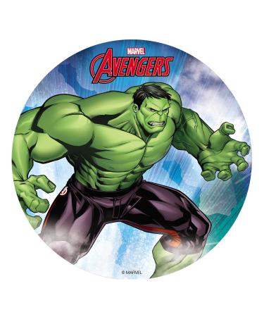 Dekora - 114402 Cake decoration for children's birthday on edible paper|made of rice paper| - 20 cm Hulk - Buy Online on GoSupps.com