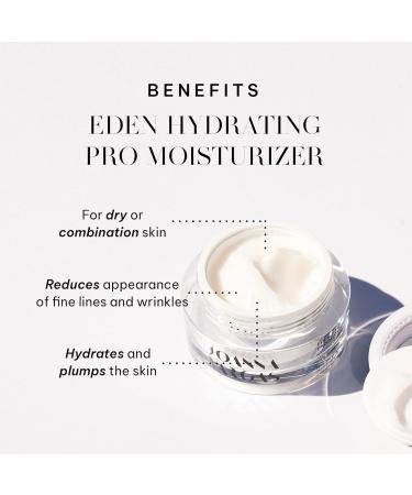 Joanna Vargas Eden Hydrating Pro Moisturizer. Lightweight Daily Moisturizer to Target Wrinkles and Signs of Aging. Vegan Stem Cells and Antioxidants Boost Radiance (1.69oz) - Buy Online on GoSupps.com