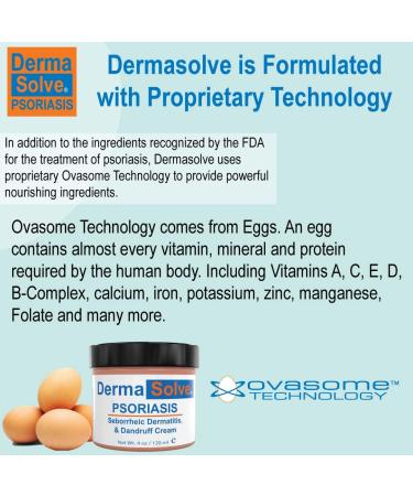 DermaSolve Psoriasis & Seborrheic Dermatitis Treatment Cream - 4 oz - Intense Relief for Itchy Flakey Skin, Advanced Moisturizing, Prevents Flare-Ups - Pack of 1 - Buy Online on GoSupps.com