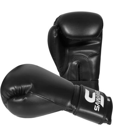 Premium 4oz Black Boxing Gloves for Men Women & Kids Ideal for Kickboxing MMA Martial Arts & Sparring - Buy Online on GoSupps.com