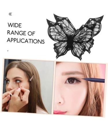 Didiseaon 8 Pcs Eyeliner Template Butterfly Eyeliner Stencil Eyeliner Stamp Eye Makeup Stencil Ladies Eyeliner Stencil Makeup Stencil for Eye Makeup Tools Eye Line Drawing Stencil 9.00X7.20X0.20CMx4pcs - Buy Online on GoSupps.com