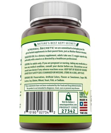 Herbal Secrets  Pomegranate Extract 250 Mg - 120 Veggie Capsules - Buy Online on GoSupps.com