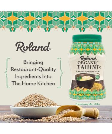 Roland Foods Organic Tahini From Pure Ground Sesame Seed  Specialty Imported Food  1-Pound Jar - Buy Online on GoSupps.com