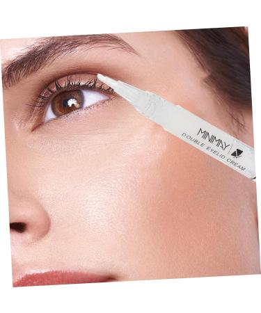 POPETPOP 2 Sets Makeup Tool Invisible Double Eyelid Double Eyelid Tape Eyelid Strips Single Sided Eyelid Tape Eyelid Glue Invisible Eyelid Lift Strip White Liquid Eye Patch Eyelash 15X3X2CM White - Buy Online on GoSupps.com