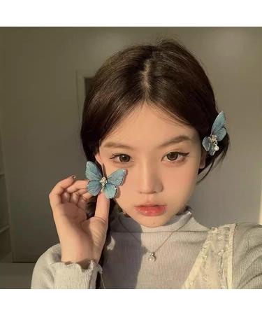 Sweet Hair Clip Stylish Butterfly Hairpin Fashionable Hair Barrette Delicate Hair Jewelry Hair Ornaments Women Girl Butterfly Hairpin 1 x Purple Butterfly - Buy Online on GoSupps.com