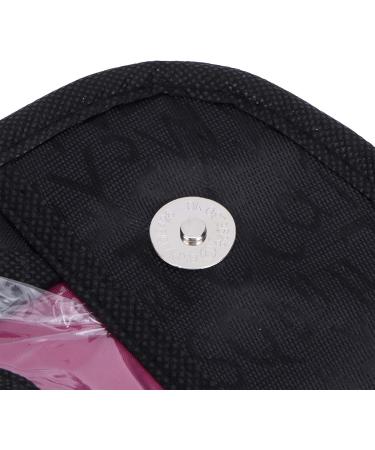Multifunctional Makeup Brush Pocket - Black Cosmetic Bag with 4 Storage Compartments for Organizers & Brushes | 25 x 13 cm - Buy Online on GoSupps.com