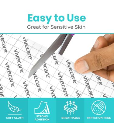 Vive Soft Cloth Surgical Tape 2 x 10 Yds (3 Rolls) - Hypoallergenic First Aid Kit Supplies for Wound Dressing - Latex-Free Medical Fabric Adhesive - Buy Online on GoSupps.com