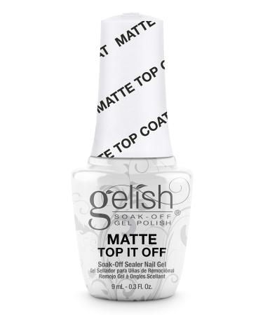 Gelish MINI Matte Top It Off Sealer Gel Top Coat LED Gel Polish, 0.3 oz.