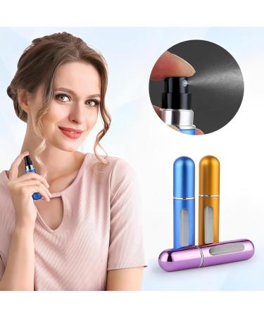 4PCS Portable Perfume Travel Refillable Mini Travel Perfume Bottle Refillable Travel Perfume Atomizer Cologne Travel Bottle Travel Size Perfume Refill Bottle(5ml) Color-D - Buy Online on GoSupps.com