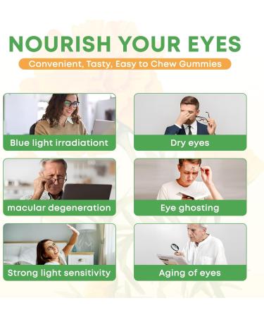 2 Pack Lutein Gummies 25mg, Sugar Free Lutein Zeaxanthin Supplements Gummies, Eye Health Supplement for Adults, Eye Vitamins Lutein for Vision and Blue Light Protection, Mango Flavor, 120 Count 60 Count (Pack of 2) - Buy Online on GoSupps.com