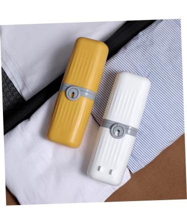 Beavorty Travel Toothpaste Holder & Toothbrush Case Set - Portable Dental Brush Container & Cup for International Shipping - Buy Online on GoSupps.com