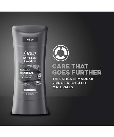 Dove Men+Care Charcoal Natural Antiperspirant Deodorant 2.6oz 4-Pack - Buy Online on GoSupps.com