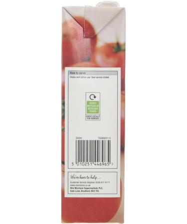 Morrisons Tomato Juice from Concentrate 1L - Buy Online on GoSupps.com