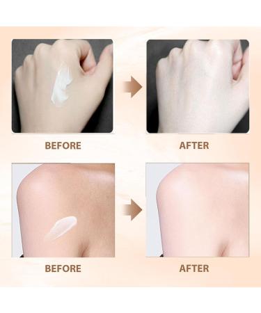 2PCS SXCS Brightening Makeup Cream with Nicotinamide & Vitamin C - Hydrating Face Cream for Radiant Skin - Buy Online on GoSupps.com