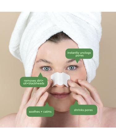 Face Facts Tea Tree Nose Pore Strips - Eliminate Blackheads with 6 Strips, Draws Out Impurities and Oils for Clear Skin - Buy Online on GoSupps.com