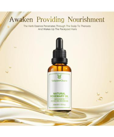Organic Rosemary Carrier Oil - Essential Oils Mixing Hair & Skin Care 1.75 Floz - Olea Europaea Fruit Oil for All Hair Types - Buy Online on GoSupps.com