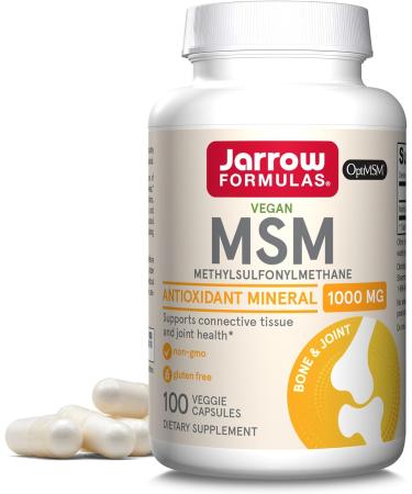 Jarrow Formulas MSM 1000 mg 100 Veggie Caps