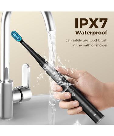 Sonic Electric Toothbrush for Adults - Power Whitening | Includes Holder Travel Case 2 Brush Heads 45 000 VPM Smart Timer & IPX7 Waterproof - Buy Online on GoSupps.com