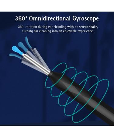 Ear Wax Removal Ear Wax Removal Tool Camera with 1440P Ear Cleaner with Camera and 7 Pcs Ear Set Earwax Removal Kit with 6 Led Lights for iPhone IPad Android Phones (Black) - Buy Online on GoSupps.com