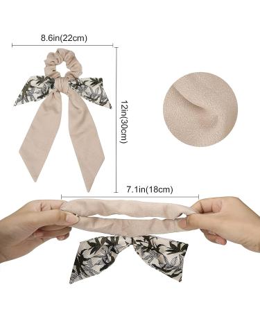 Lolalet 3-Piece Hair Scarf Scrunchies Set - Satin Ribbon Hair Bows for Women & Girls | Soft Elastic Hair Bands for Ponytails | Ideal for Thick, Thin, Fine & Curly Hair - Buy Online on GoSupps.com