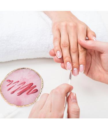 Shop Ouligay Pink Manicure Art Resin Nail Palette | Nail Art Makeup Display & Tools for Stunning Designs - Buy Online on GoSupps.com