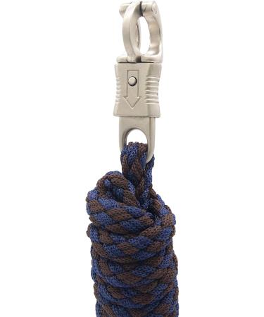 Pfiff 101933 Braided Lead Rope with Panic Hook - 210 cm Brown | International Shipping Available - Buy Online on GoSupps.com