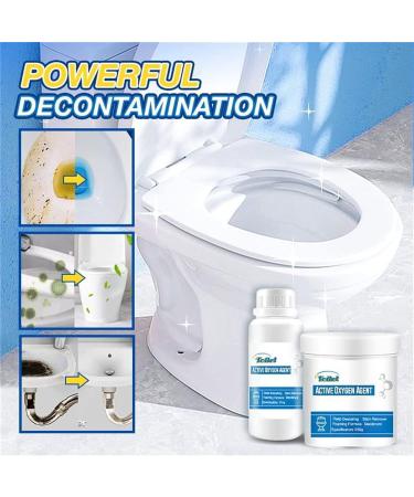 Toilet Active Oxygen Agent All Purpose Cleaning Powder Toilet Bowl Foam Cleaner Powerful Pipe Dredging Agent Toilet Bowl Cleaners- Effectively Cleans Stubborn Dirt (1pcs 110g) 110.00 g (Pack of 1) 110g - Buy Online on GoSupps.com