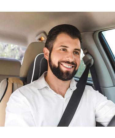 Zatooto Memory Foam Car Neck Pillow Adjustable Headrest for Driving Gaming & Office | Leather Comfort (Black) - Buy Online on GoSupps.com