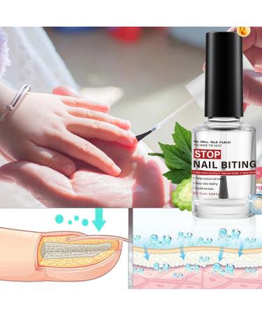  Shaersu Anti-bite nail polish 12 ml of natural taste with secure coating | prevention of the habit of biting nails | for nail care and growth and for the habit of nail - Buy Online on GoSupps.com