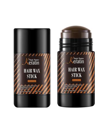 Magic Master Keratin Root Touch Up Semi-permanent Hair Chalk Hair Dye Pen for Roots Haircolor Touch-Up Stick to Cover Gray Hair Root (Medium Brown) Black
