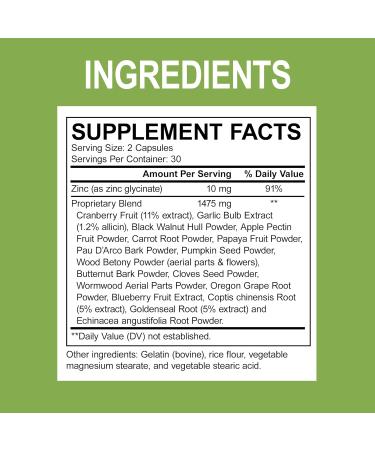 Colon Cleanse Pills & Body Detox - Intestinal Guard Cleanser for Stomach - Natural Colon Detox Flush Cleaner Supplement Complex Women Men Kids Herbal Wormwood Black Walnut Clove - Gut Health Capsules - Buy Online on GoSupps.com