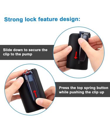iGuerburn Belt Clip for Medtronic MiniMed Insulin Pumps - Blue - Buy Online on GoSupps.com