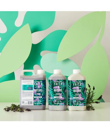 Faith In Nature Lavender & Geranium Conditioner 2.5L - Vegan & Cruelty Free - No SLS or Parabens - For Normal to Dry Hair - Soothing Formula - Pack of 1 - Buy Online on GoSupps.com