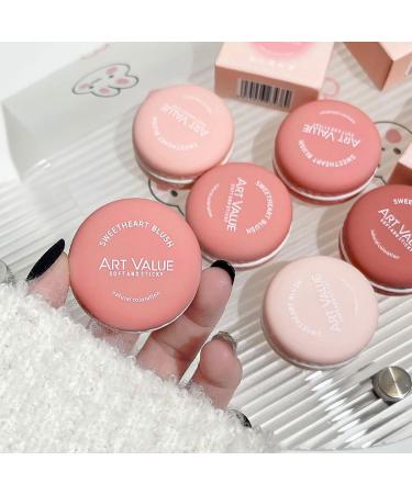 Powder Blush Matte Powder Blusher Cream Natural And Versatile Powder Blusher Pseudo sweetheart Natural Silky Finish - Luminous Pressed Mineral Powder Blush (5# 20g) - Buy Online on GoSupps.com
