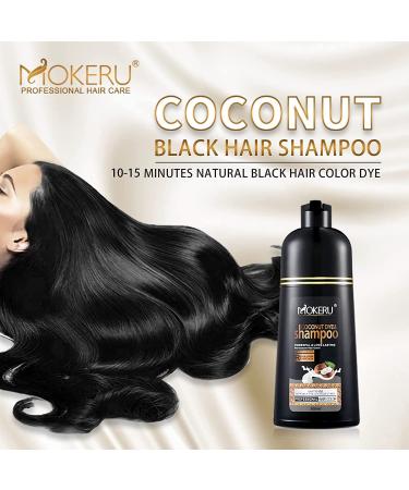 YOURTONE MOKERU Black Hair Dye Shampoo - Gray Coverage & Long Lasting Color, 3-in-1 for Men & Women - Buy Online on GoSupps.com