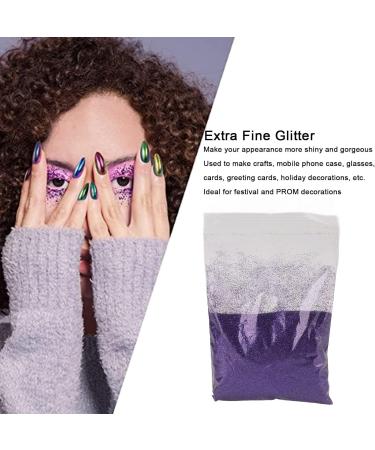  TEUOPIOE 50g Gorgeous Eye Catching Sparkle Sparkle Widely Used Easy Remove Glitter Craft Eye Shadow Gift (Purple) - Buy Online on GoSupps.com