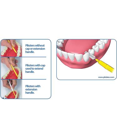 Piksters Interdental Brush Size 3 (40 Pack) - Best Interdental Cleaning for Healthy Teeth | International Shipping Available - Buy Online on GoSupps.com