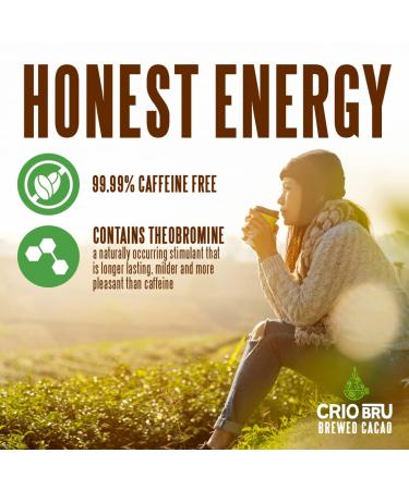 Crio Bru Brewed Cacao Ghana French Roast 1.5lb Bag | Coffee Alternative | 100% Pure Ground Cacao | 99.99% Caffeine Free | Keto Paleo Non-GMO | 1.5 Pound Pack - Buy Online on GoSupps.com