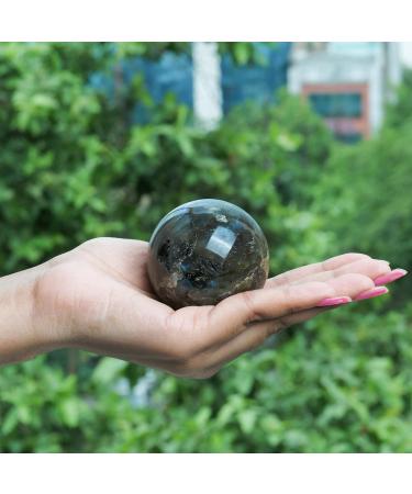PYOR Labradorite Crystal Round Crystal Ball Spiritual Crystals Crystal Balls Crystals and Stones Gemstone Collection Decorative Balls Energy Crystals Meditation Altar Labrodorite - Buy Online on GoSupps.com