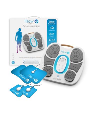 Paingone Fllow EMS FDA Medical Device - Circulation Stimulator - Legs & Feet - 150 Intensity Levels - Muscle Booster Therapy - Remote Control - Relax Muscles & Relieves Pain - Lightweight & Portable