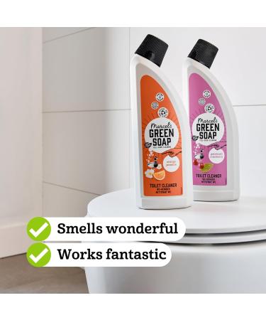 Buy Marcel's Green Soap Toilet Cleaner - Orange & Jasmine | Antibacterial Vegan Eco-Friendly 750ml - 97% Biodegradable - Buy Online on GoSupps.com