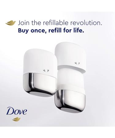 Dove Women's Refillable Deodorant Kit, Cucumber & Green Tea, 0% Aluminum - 2 Refills (1.13oz each) - Buy Online on GoSupps.com