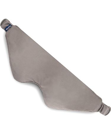 Luna Weighted Eye Mask | Cooling & Heated | Lightweight & Comfortable Sleep Mask | Adjustable Strap | Travel Essentials | Grey - Buy Online on GoSupps.com