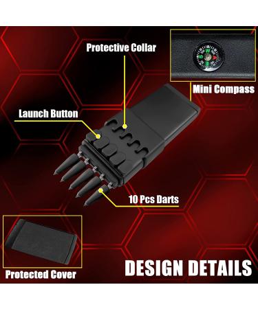 MADSABRE Ballistic Dart Launcher | Metal Darts for Hunting & Camping | Accurate Shooting | Black Color - Buy Online on GoSupps.com