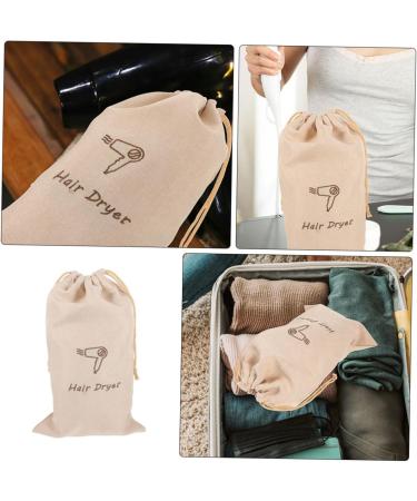 SOESFOUFU Hair Dryer Bag Duffel Bags for Traveling Hair Dryer Retractable Cord Drawstring Bag Universal Velvet Bag - Buy Online on GoSupps.com