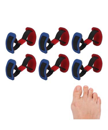 WOOXGEHM 8 partial straps for large toes elastic toe stretcher orthopedic foot pain relief curved toe smoothing for the correct alignment and relief of symptoms